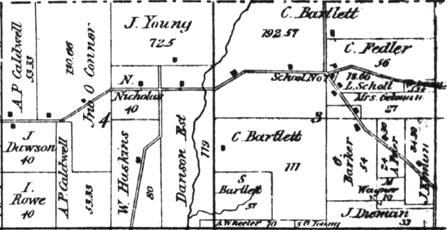 1873 Pewauekee Plat Map